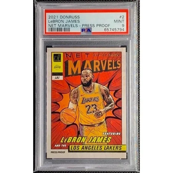 Panini | Toys | 2222 Panini Donruss Lebron James Net Marvels Press 